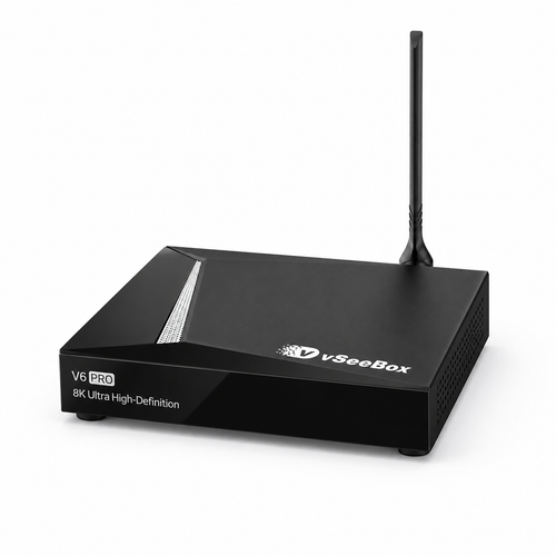 vSeeBox V6 PRO TV Box – Android 14, 4GB RAM, 32GB Storage, WiFi 6